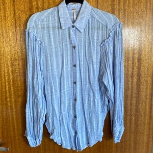 Cute woven Free People top